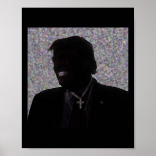 Poster Trump Grillz Donald Trump Sorrindo Art Trump 2024