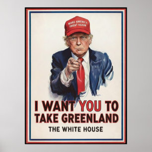 Poster Trump Groenlândia