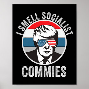 Poster Trump I Smell Comete Humor Político