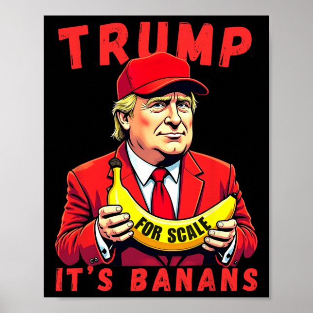 Poster Trump It's Banana (for Scale) Starship (Frente)