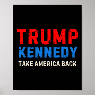 Poster Trump Kennedy Eleição 2024 Republicano