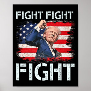 Poster Trump Luta Contra Sinais De Pressão Para Os Americ