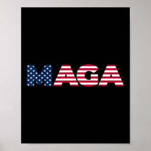 Poster Trump Maga Freedom 4 De Julho De 2024 U.A Flag 45