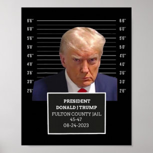 Poster Trump Mug Atirou No Presidente Donald J Trump Mugs