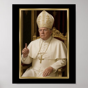 Poster Trump Para Pope T Shirt Presidente Trump Camisetas