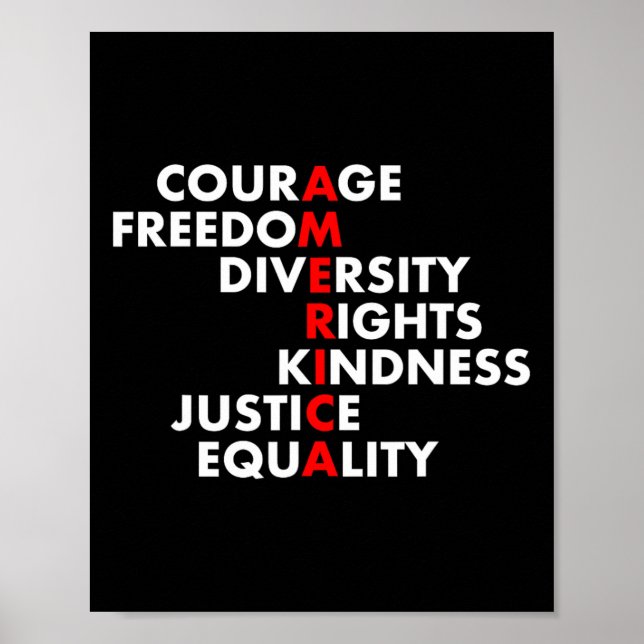 Poster Trump Pare De Fingir Que Seu Racismo É Patriotismo (Frente)