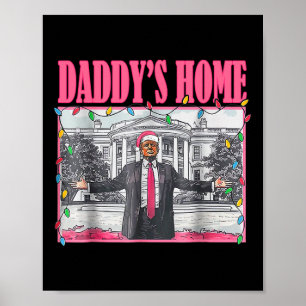 Poster Trump Pink 2024 Leve o Pai americano Ck para casa 
