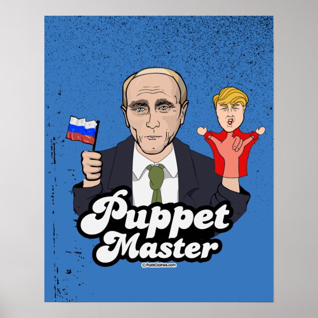 Poster Trump Puppet Master - Vladimir Putin (Frente)