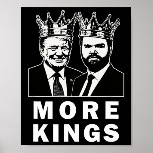 Poster Trump Rei Patriótico Dia da Independência 4 de Jul