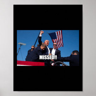 Poster Trump Shot 2024