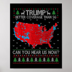 Poster Trump Tem Cobertura Melhor Que 5g Camisola Feia De