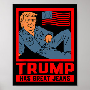 Poster Trump Tem Ótimas Calças Presentes Divertidos de Hu