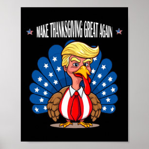 Poster Trump Torna Excelente de Ação de Graças Novamente 