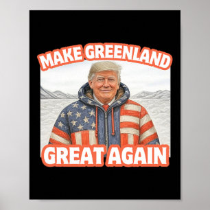 Poster Trump Torna O Excelente Da Groenlândia Novamente P