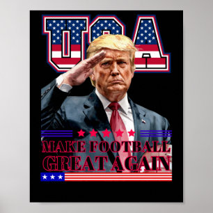 Poster Trump Torna o Excelente de futebol americano novam