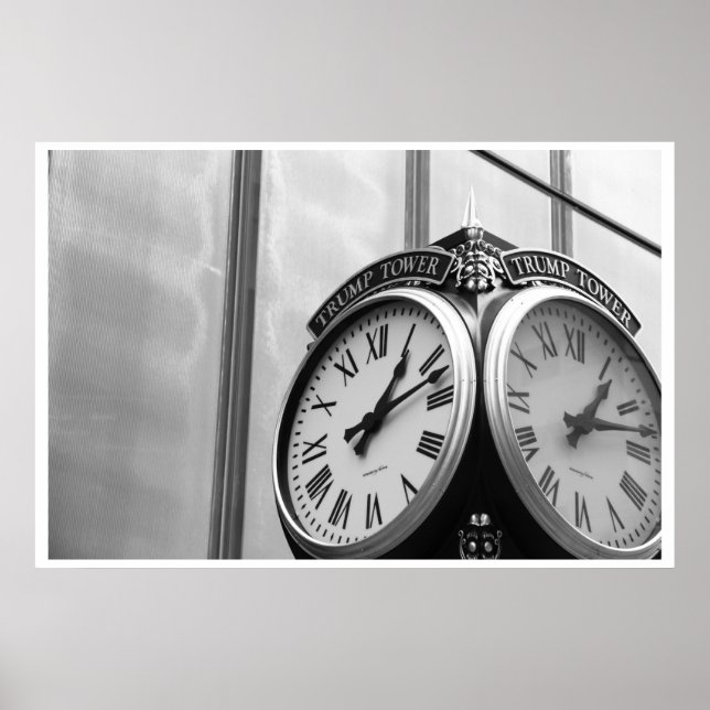 Póster Trump Tower Clock - NYC (Frente)