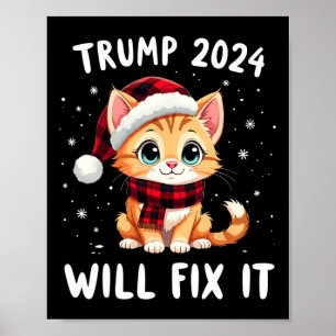 Poster Trump Vai Consertar Isso Faça a América Grande 45º