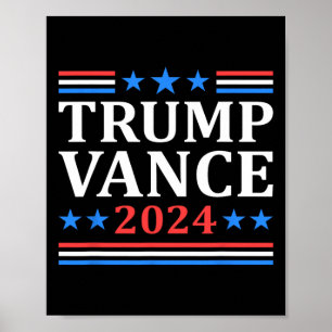 Poster Trump Vance 2024 Para O Presidente Vp Pat Da Eleiç