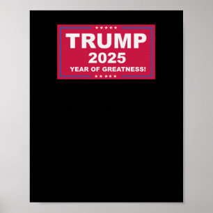 Poster Trump Vance 2025 Anos De Grandeza ()