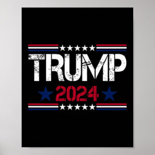 Poster Trump Vance 24, Trump Para O Presidente 2024, Funn