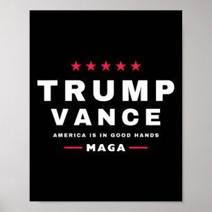 Poster Trump Vance Nós Ganhamos Dia de Inauguração 47º Pr