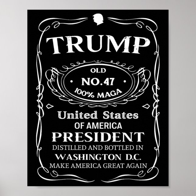 Poster Trump Whiskey (Frente)