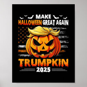Poster Trumpkin 2025 Usa Torna O Excelente De Halloween N