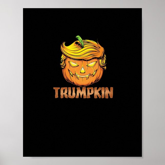 Poster Trumpkin - Abóbora do Halloween (Frente)