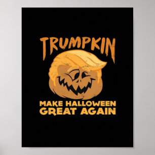 Poster Trumpkin Faz Excelente De Halloween De Novo