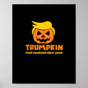Poster Trumpkin Faz Excelente De Halloween De Novo Jack O