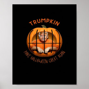 Poster Trumpkin Faz Excelente De Halloween De Novo - Másc