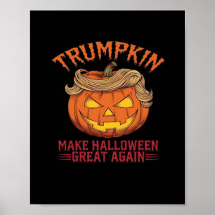 Poster Trumpkin Faz Excelente De Halloween De Novo - Sa S