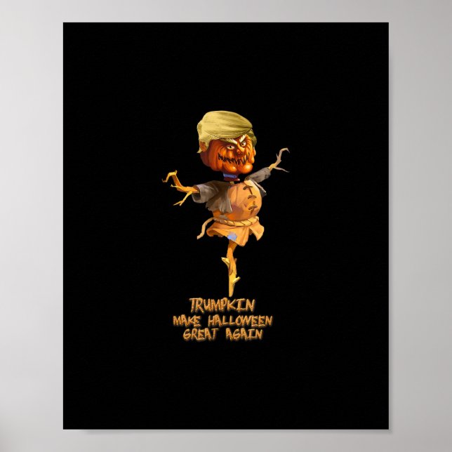 Poster Trumpkin Faz Excelente De Halloween Novamente (Frente)