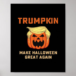 Poster Trumpkin Faz Excelente De Halloween Novamente - Bo