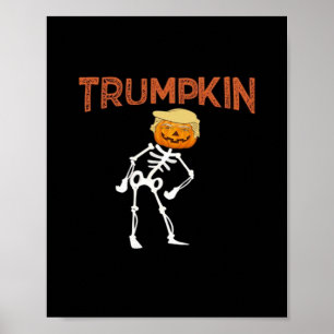 Poster Trumpkin Halloween Engraçado Clássico