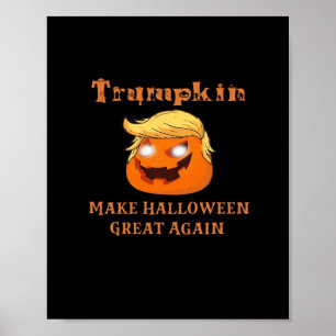 Poster Trumpkin Halloween - Faça Excelente De Halloween N