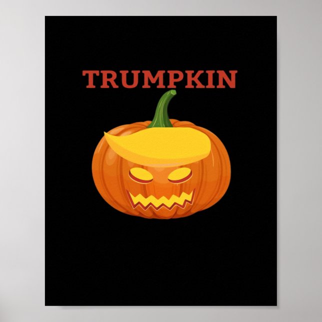 Poster Trumpkin Jack-O-Lanterna Clássico (Frente)