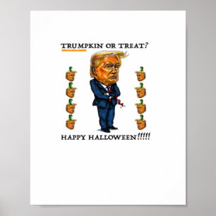 Poster Trumpkin Ou Tratar Clássico