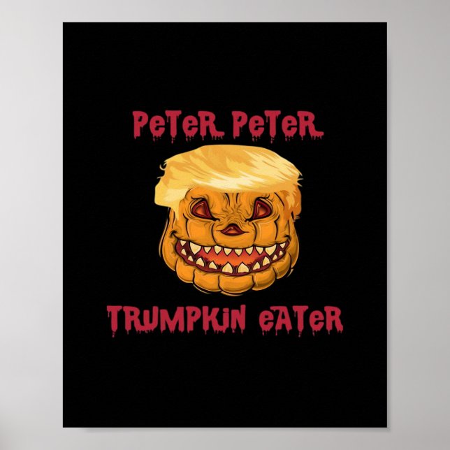Poster Trumpkin Pumpkin Eater Clássico (Frente)