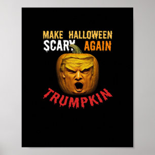 Poster Trumpkin Torna O Halloween Assustador De Novo - Do