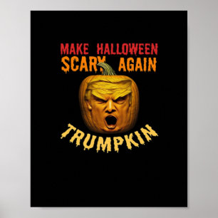 Poster Trumpkin Torna O Halloween Assustador De Novo - Do