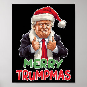 Poster Trumpmas - Papai Noel Donald Trump