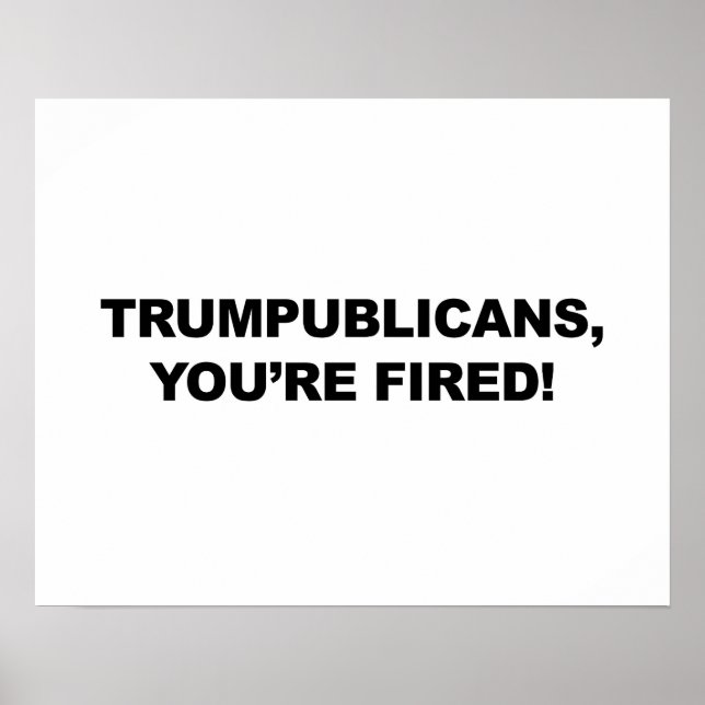 PÓSTER TRUMPUBLICANOS, VOCÊ ESTÁ ENGANADO! (Frente)