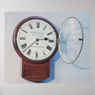 Póster Trunk dial clock, Londres, 1850