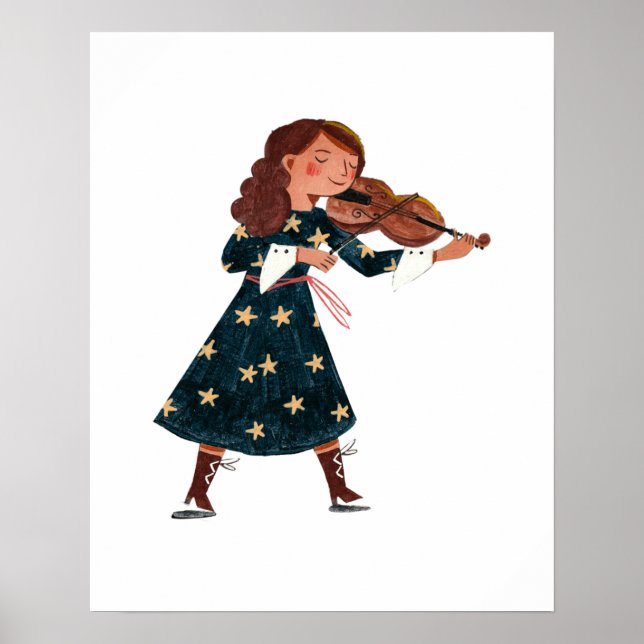 Poster Truque de fantasia para crianças bonitas do Hallow (Frente)