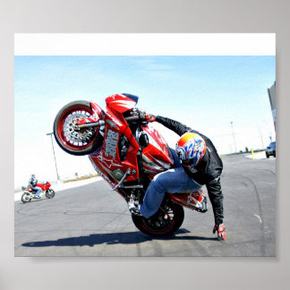 Póster Truque de motocicleta