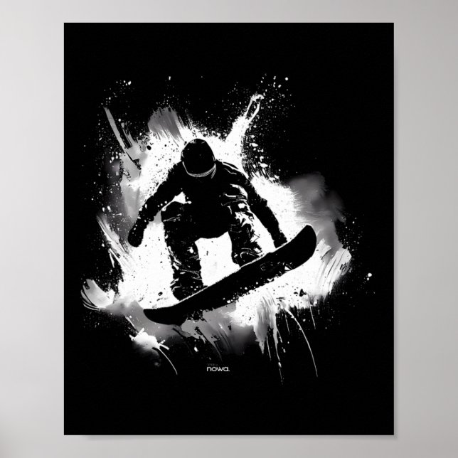 Poster Truque de Perfuração de Nariz de Neve (Frente)