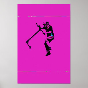 Poster Truque de Roda de Cauda de Patinete - Piloto de Pa