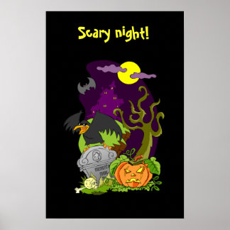 Póster Truque Hallowen ou Tratar?