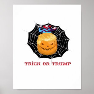 Poster Truque Ou Palhaço Assustador Do Halloween